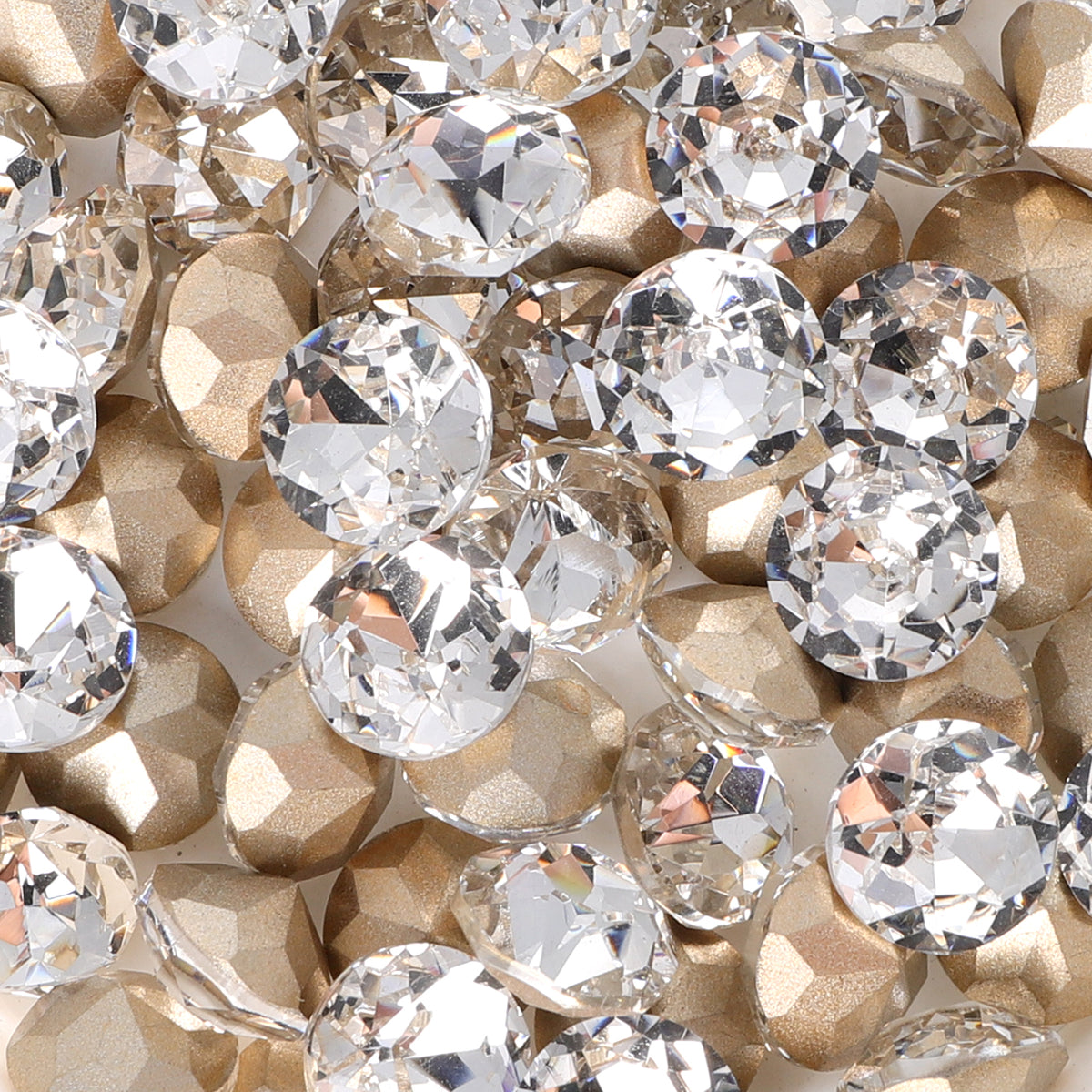 Crystal XIRIUS Chaton Shape Glass Pointed Back Fancy Rhinestones WholesaleRhinestone