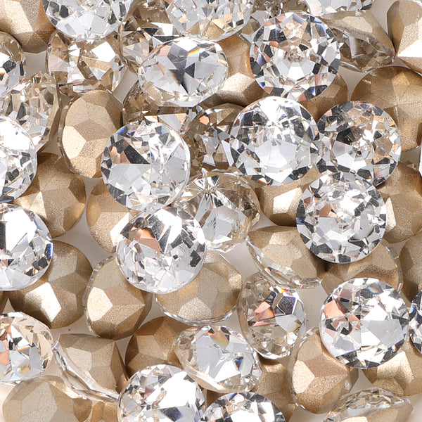 Crystal XIRIUS Chaton Shape Glass Pointed Back Fancy Rhinestones WholesaleRhinestone