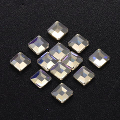 Square Shape Blue Moonlight Flat Back Fancy Rhinestones WholesaleRhinestone