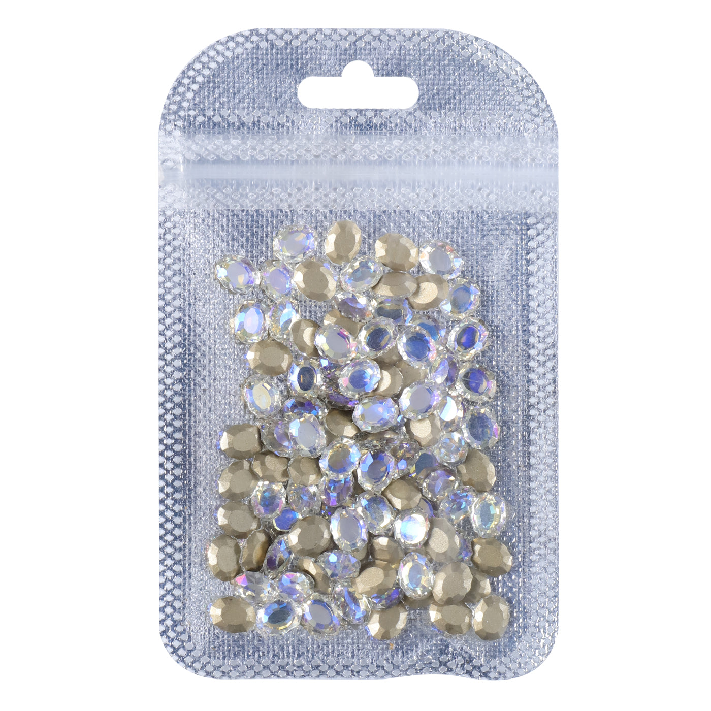 Blue Moonlight Magic Mirror Shape Pointed Back Fancy Rhinestones For Nail Art Secondary image
