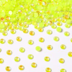 Mocha Shimmer Citrine Glass Flat Back Rhinestones