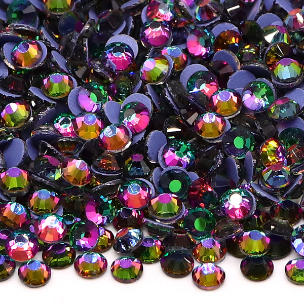Green Volcano Glass HotFix Rhinestones WholesaleRhinestone
