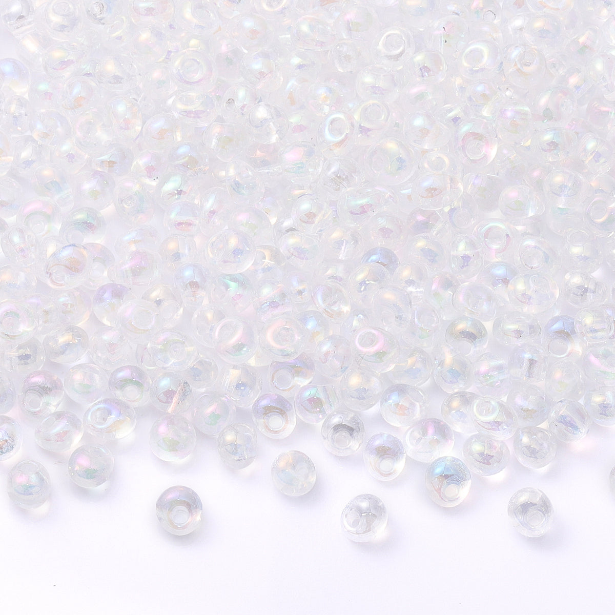 TMAB001 Transparent AB Drop Shape Glass Seed Beads WholesaleRhinestone Main image