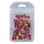 Purple Volcano Magic Mirror Shape Pointed Back Fancy Rhinestones For Nail Art