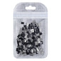 Rectangle Shape Black Flat Back Fancy Rhinestones