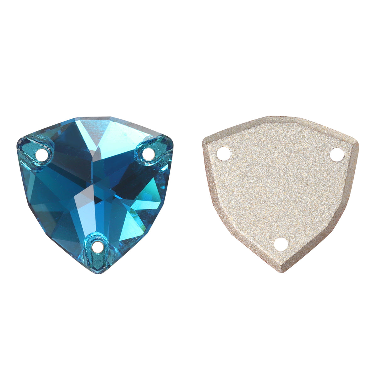Indicolite Trilliant Shape High Quality Glass Sew-on Rhinestones WholesaleRhinestone メイン画像