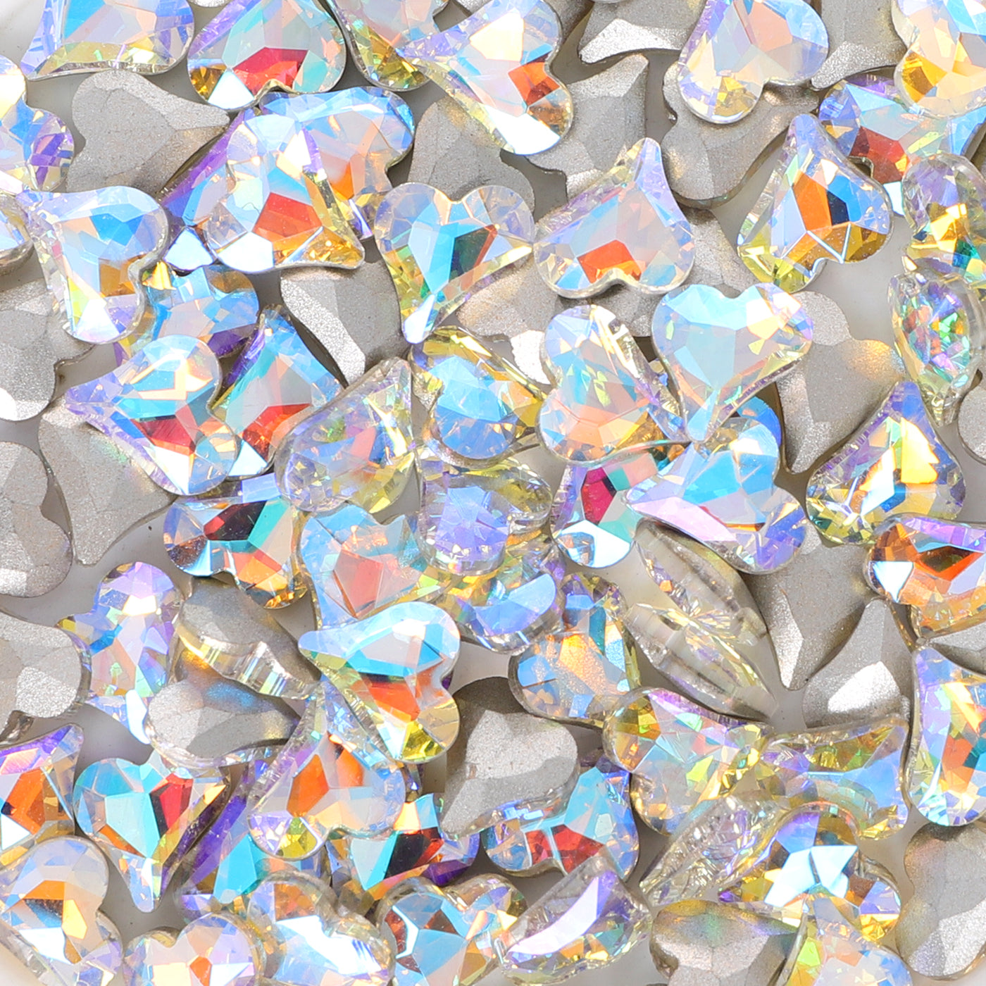 Sweet Heart Shape Paradise Shine Glass Pointed Back Fancy Rhinestones WholesaleRhinestone