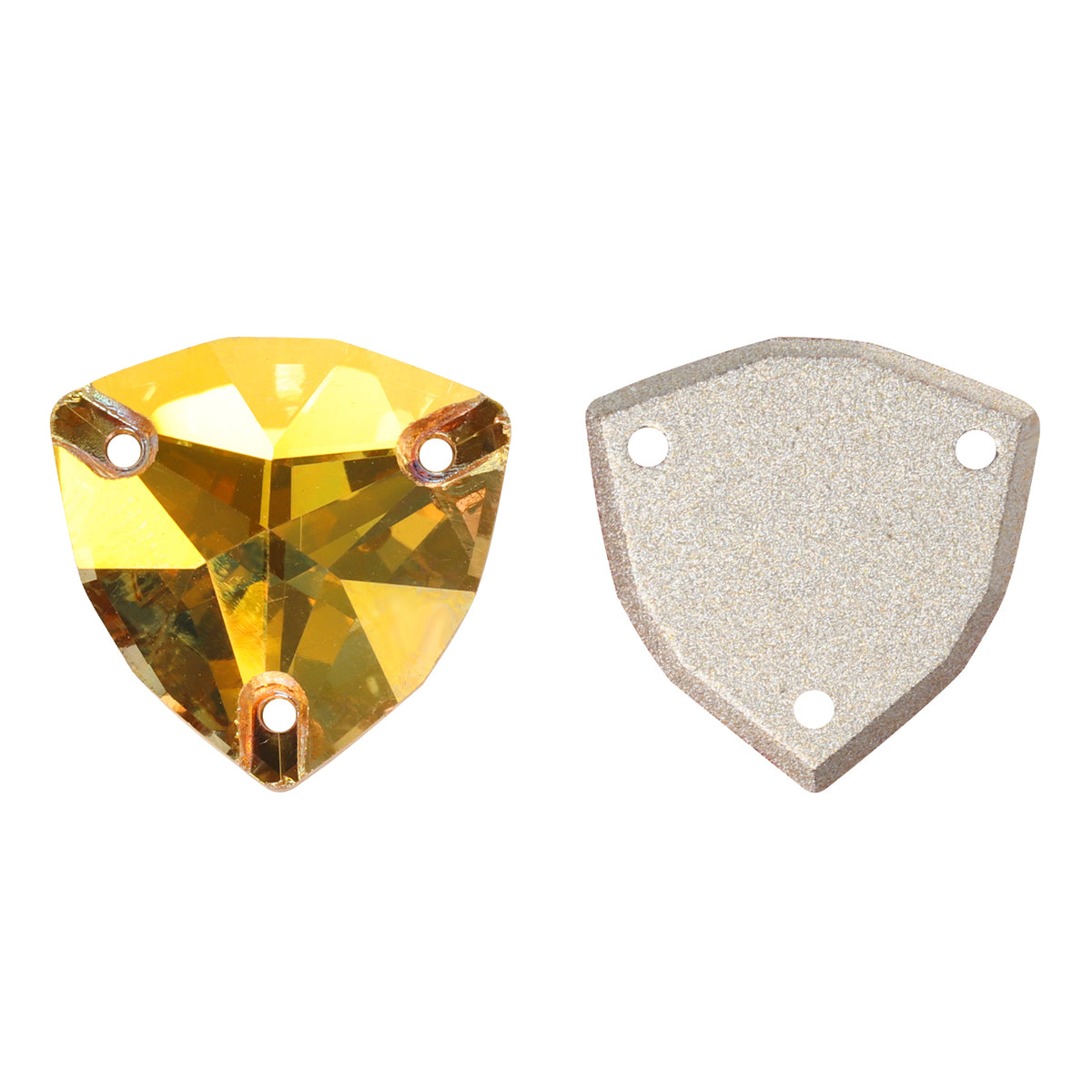 Metallic Sunshine Trilliant Shape High Quality Glass Sew-on Rhinestones WholesaleRhinestone Fő kép