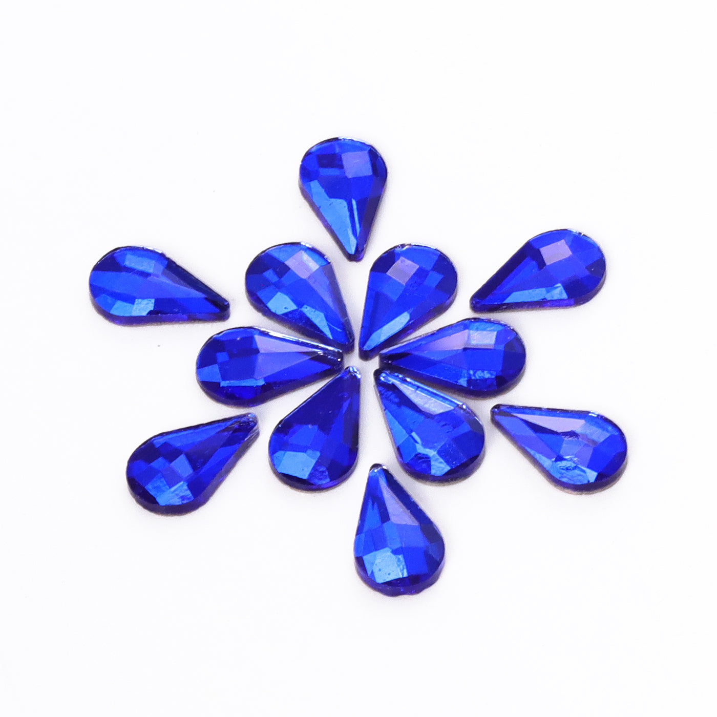 Raindrop Shape Sapphire Flat Back Fancy Rhinestones WholesaleRhinestone