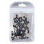 Oval Shape Black Flat Back Fancy Rhinestones WholesaleRhinestone