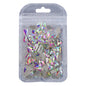 Raindrop Shape Crystal AB Flat Back Fancy Rhinestones