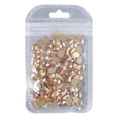 Raindrop Shape Golden Shadow Flat Back Fancy Rhinestones