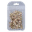 Champagne Magic Mirror Shape Pointed Back Fancy Rhinestones For Nail Art