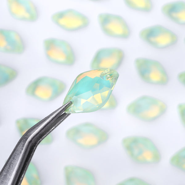 Light Azore AM Lemon Shape High Quality Glass Sew-on Rhinestones WholesaleRhinestone