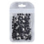 Butterfly Shape Black Flat Back Fancy Rhinestones