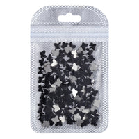 Butterfly Shape Black Flat Back Fancy Rhinestones