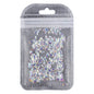 Trapeze Shape Crystal AB Unfoiled Flat Back Fancy Rhinestones