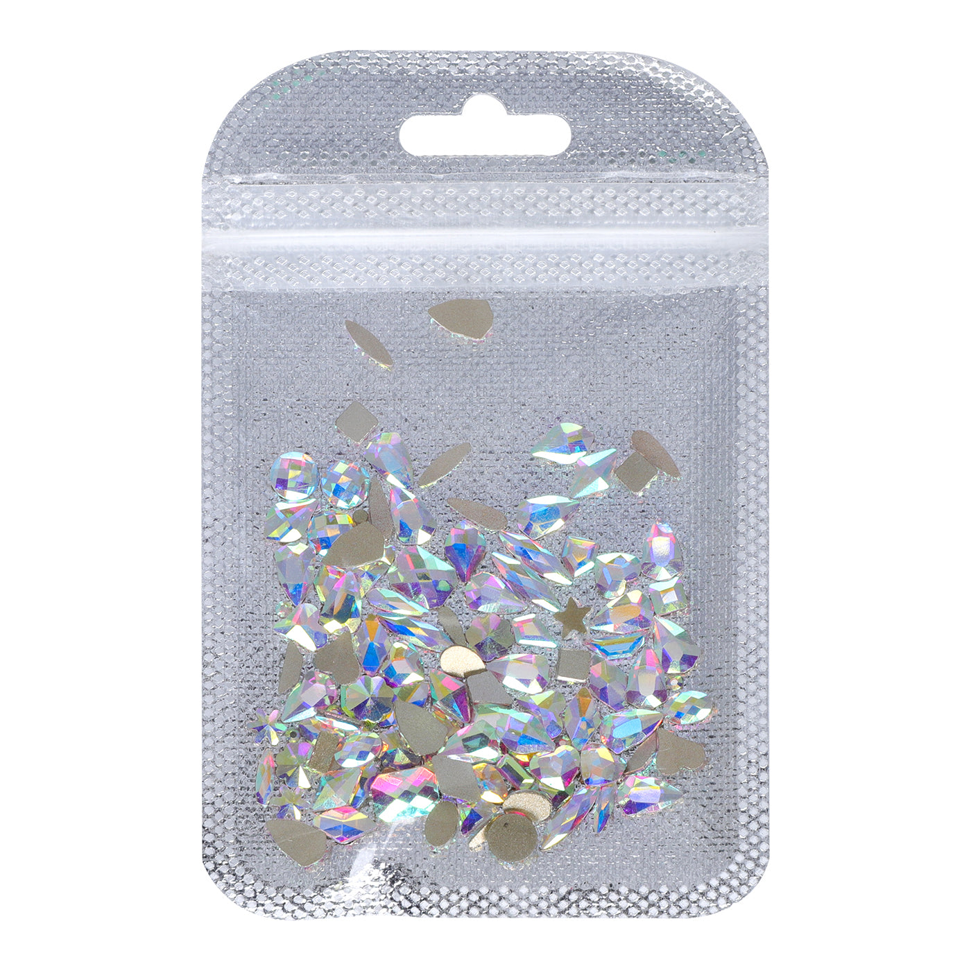 Mixed Shapes Crystal AB Flat Back Fancy Rhinestones For Nail Art WholesaleRhinestone