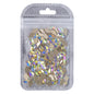 Rhombus Shape Crystal AB Flat Back Fancy Rhinestones
