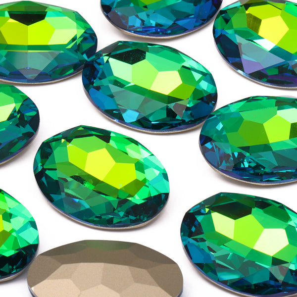 Sphinx Big Oval Shape High Quality Glass Pointed Back Fancy Rhinestones WholesaleRhinestone