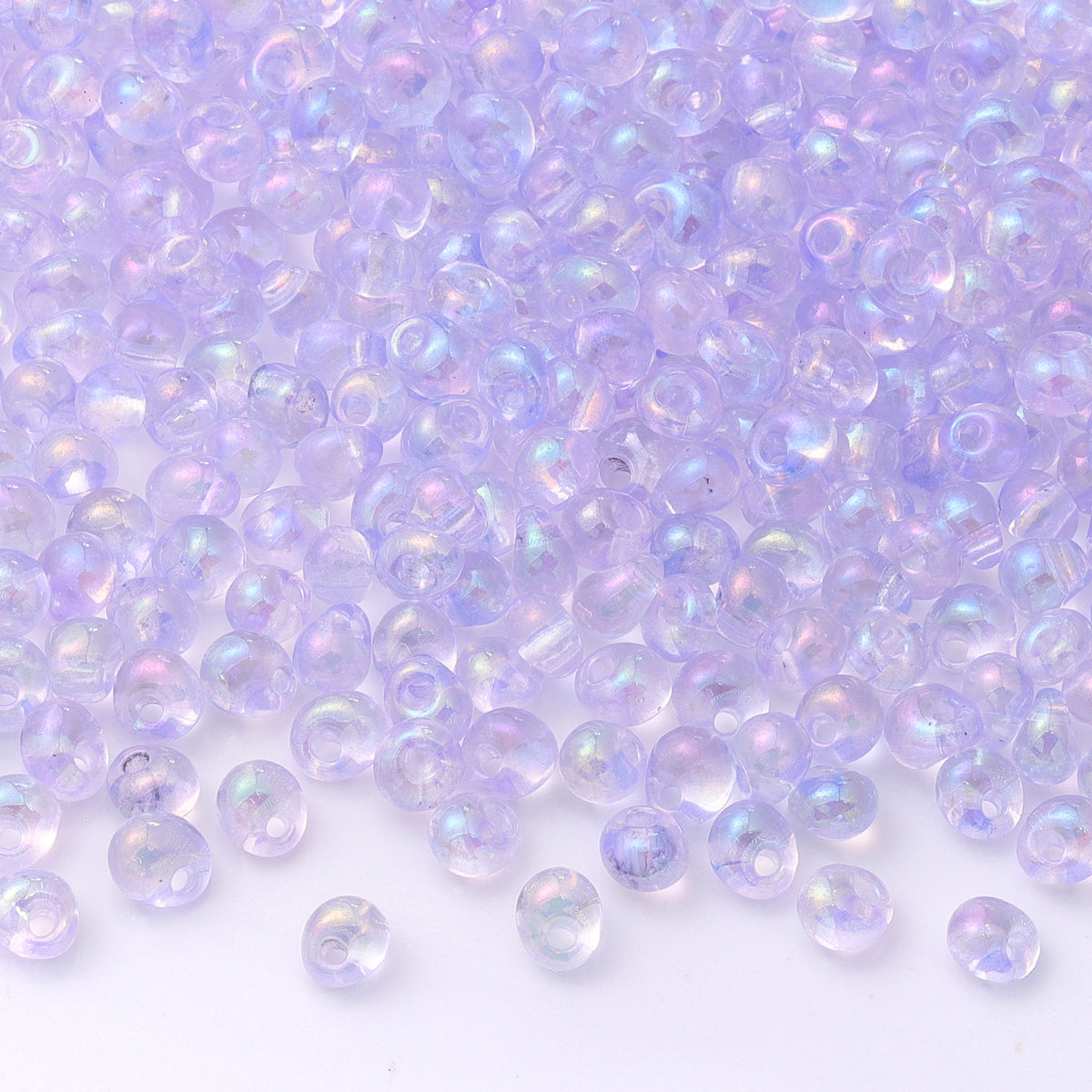 TMAB011 Transparent AB Drop Shape Glass Seed Beads WholesaleRhinestone Main image