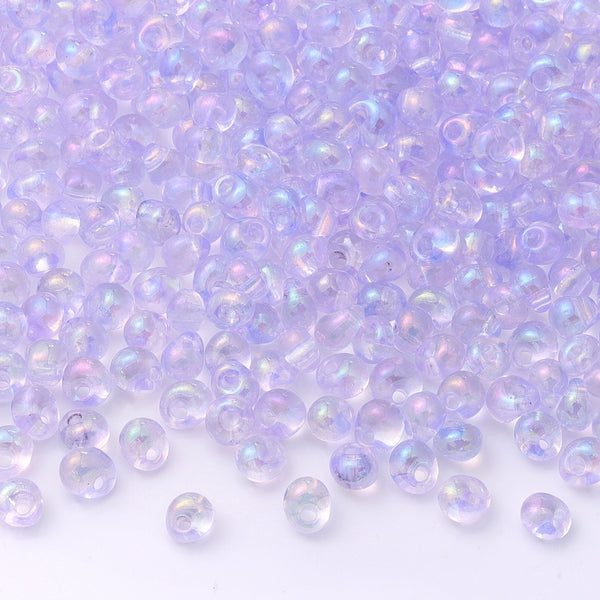 TMAB011 Transparent AB Drop Shape Glass Seed Beads WholesaleRhinestone
