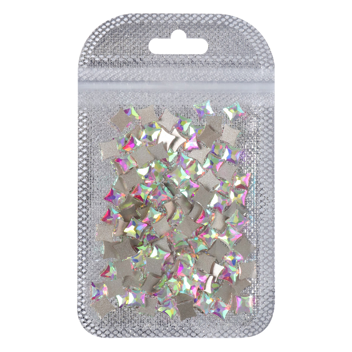 Starlet Shape Crystal AB Flat Back Fancy Rhinestones