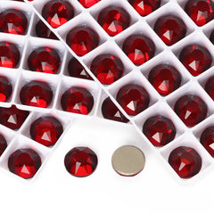 Siam XIRIUS Round Shape High Quality Glass Beveled Flat Back Rhinestones WholesaleRhinestone