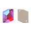 Light Siam Shimmer Cosmic Shape High Quality Glass Sew-on Rhinestones WholesaleRhinestone
