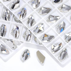 Crystal Galactic Shape High Quality Glass Beveled Flat Back Rhinestones