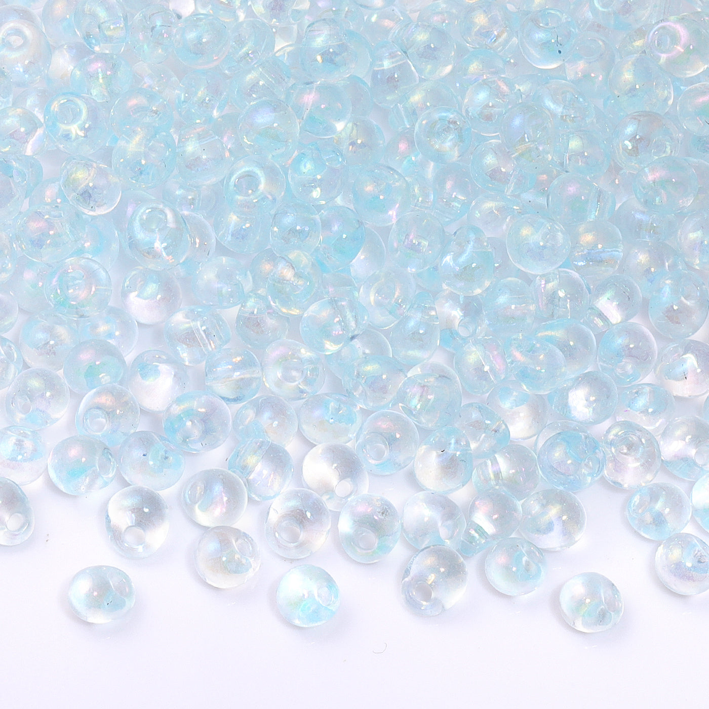 TMAB004 Transparent AB Drop Shape Glass Seed Beads WholesaleRhinestone Main image