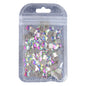 Square Shape Crystal AB Flat Back Fancy Rhinestones