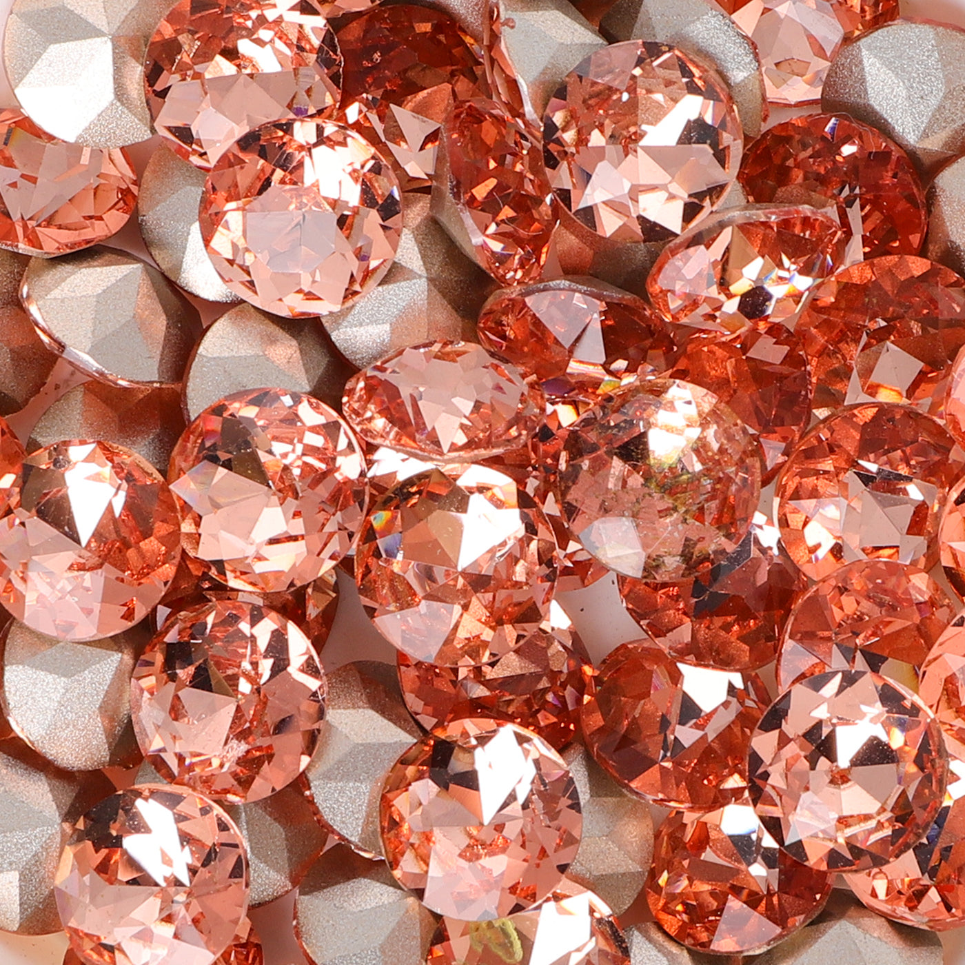 Water Red XIRIUS Chaton Shape Glass Pointed Back Fancy Rhinestones