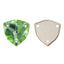 Peridot Trilliant Shape High Quality Glass Sew-on Rhinestones WholesaleRhinestone