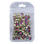 Rainbow Magic Mirror Shape Pointed Back Fancy Rhinestones For Nail Art