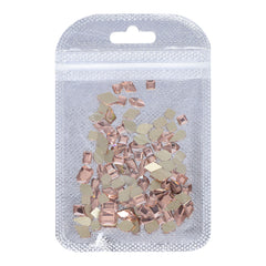 Mixed Shapes Champagne Flat Back Fancy Rhinestones For Nail Art WholesaleRhinestone