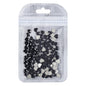 Heart Shape Black Flat Back Fancy Rhinestones