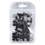 Octagon Shape Black Flat Back Fancy Rhinestones