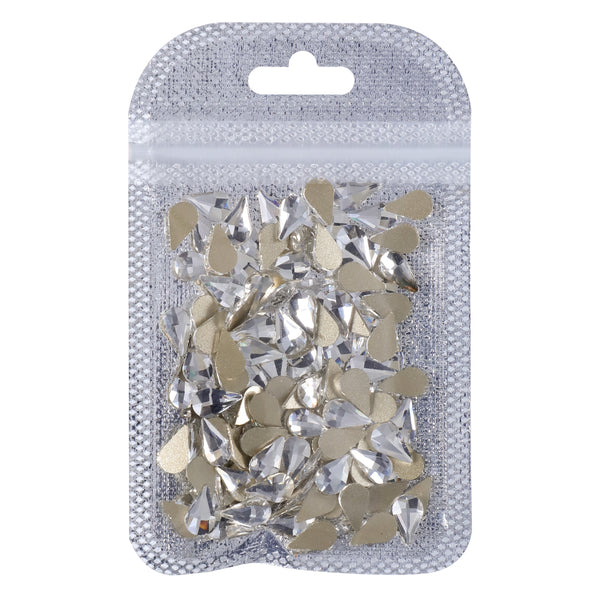 Raindrop Shape Crystal Flat Back Fancy Rhinestones