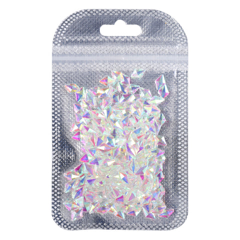 Rhombus Shape Crystal AB Unfoiled Flat Back Fancy Rhinestones WholesaleRhinestone Main image