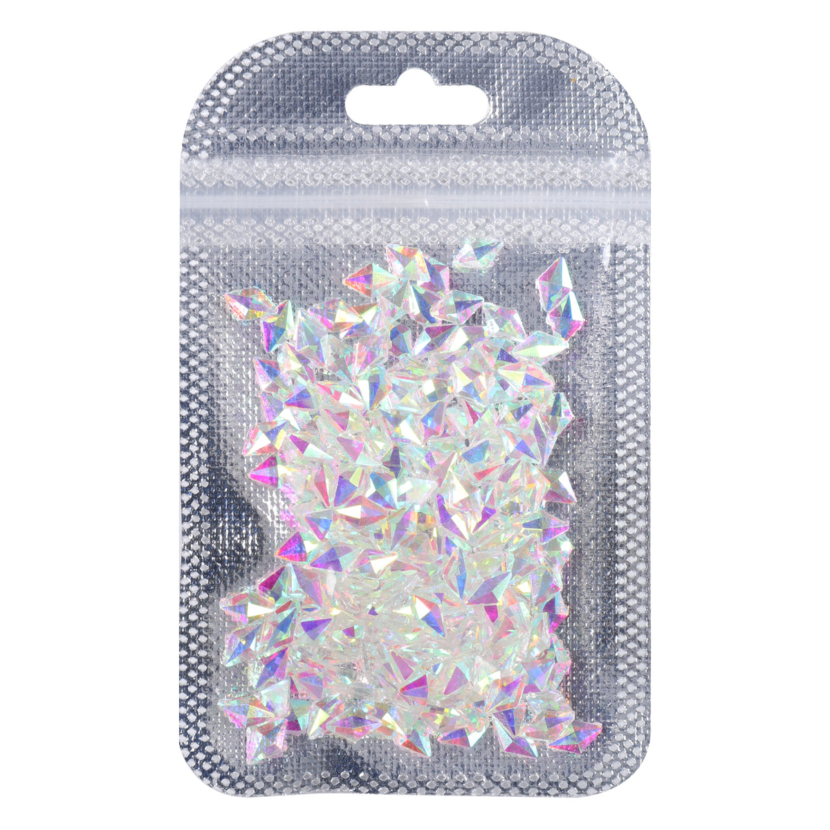 Rhombus Shape Crystal AB Unfoiled Flat Back Fancy Rhinestones