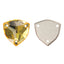 Light Topaz Trilliant Shape High Quality Glass Sew-on Rhinestones WholesaleRhinestone