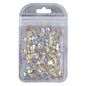 Rhombus Shape Crystal AB Flat Back Fancy Rhinestones