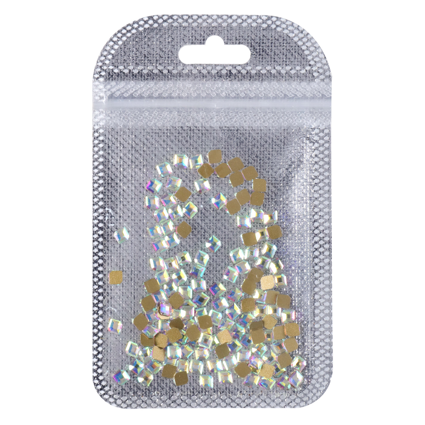 Tiivis kuusikulmio Crystal ab litteä selkä fancy strassit Toissijaiskuva