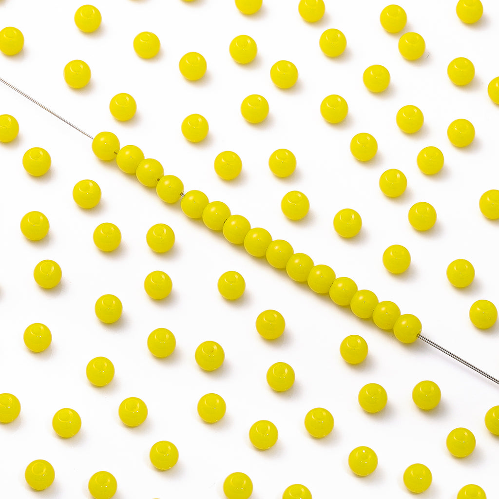 BSCZ014 4.5 MM Round Shape Glass Seed Beads for Bracelets and Jewelry Making WholesaleRhinestone