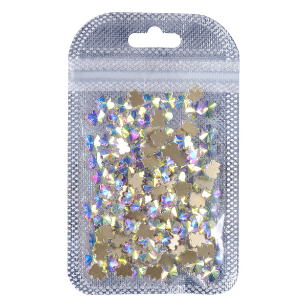 Bear Shape Crystal AB Flat Back Fancy Rhinestones