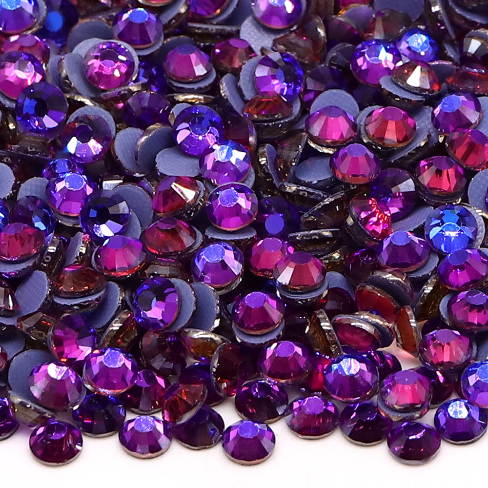 Purple Rhinestone Glass Purple Majesty Glass HotFix Rhinestones – WholesaleRhinestone