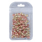 Light Peach Magic Mirror Shape Pointed Back Fancy Rhinestones For Nail Art