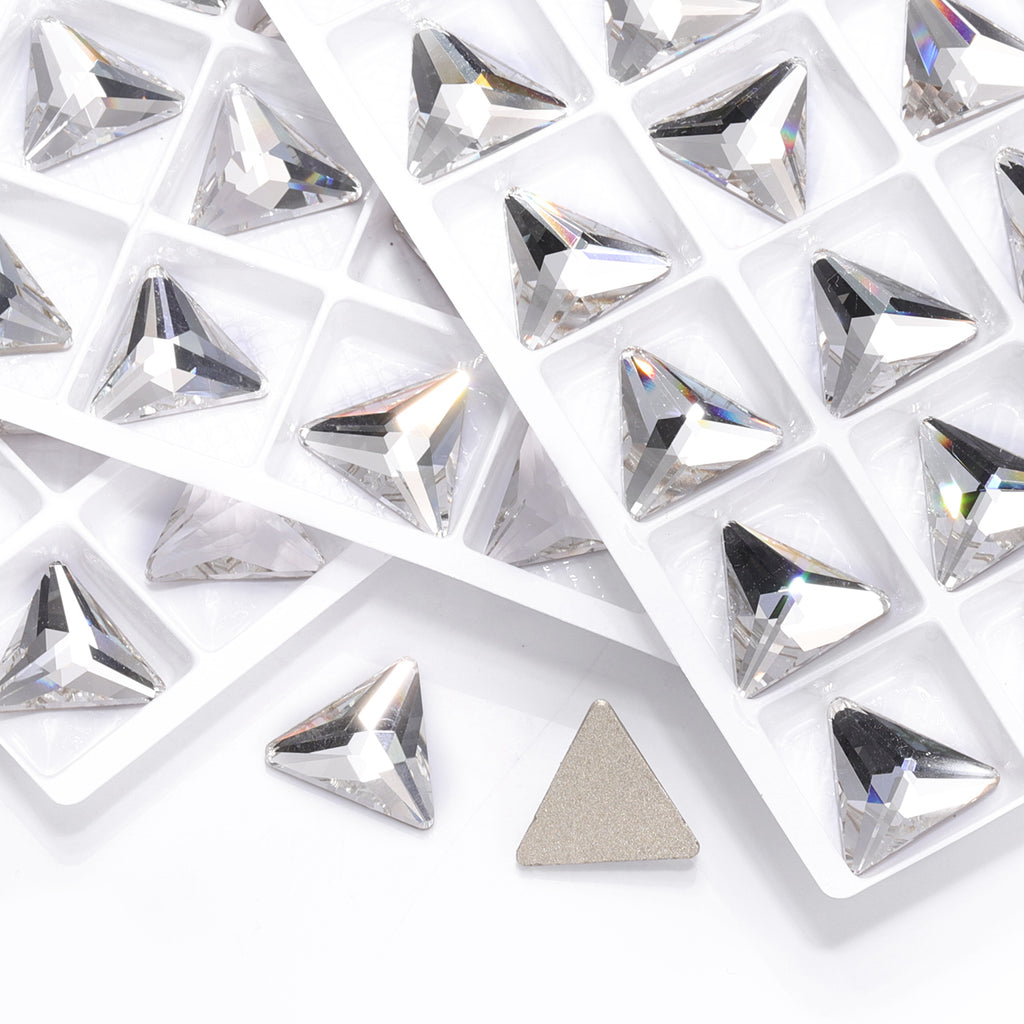 Crystal Rivoli Triangle Shape High Quality Glass Beveled Flat Back Rhinestones WholesaleRhinestone