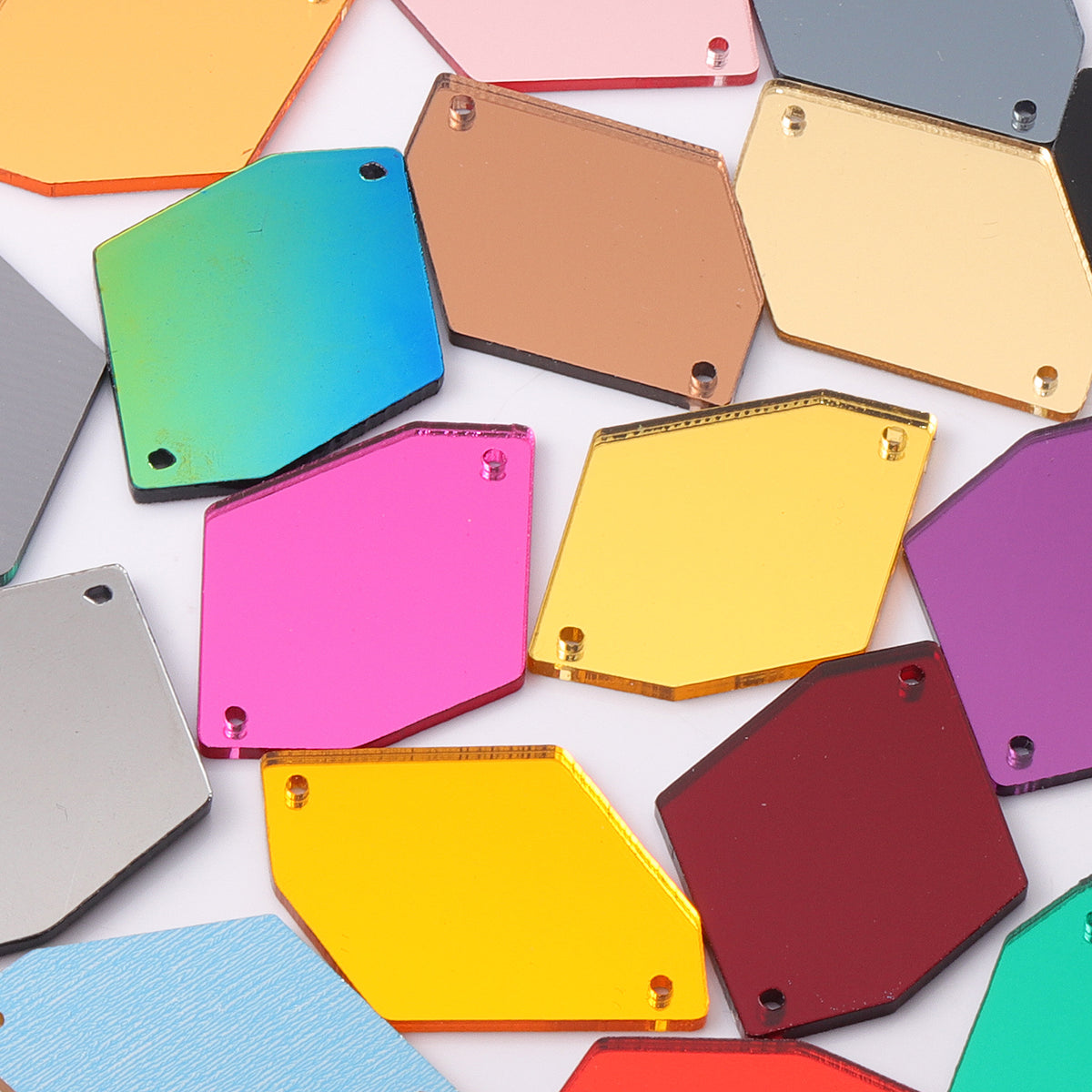 Cosmic Shape Multi Colors Acrylic Sew-on Mirror For Dance Costume WholesaleRhinestone